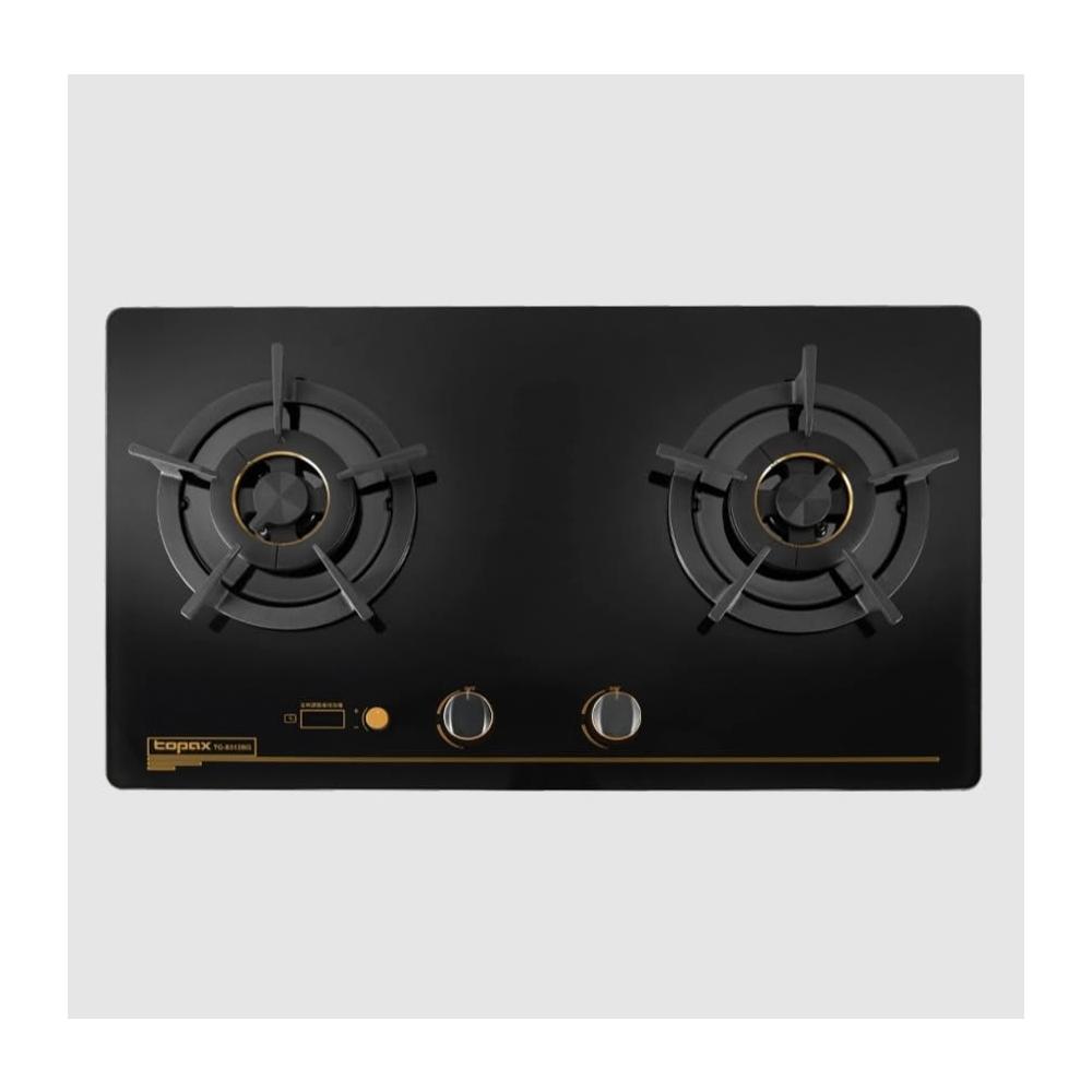 【莊頭北】TG-8312BG 雙控安全定時檯面爐 定時關火 安全警示燈環 保潔易清 強化玻璃 零秒點火