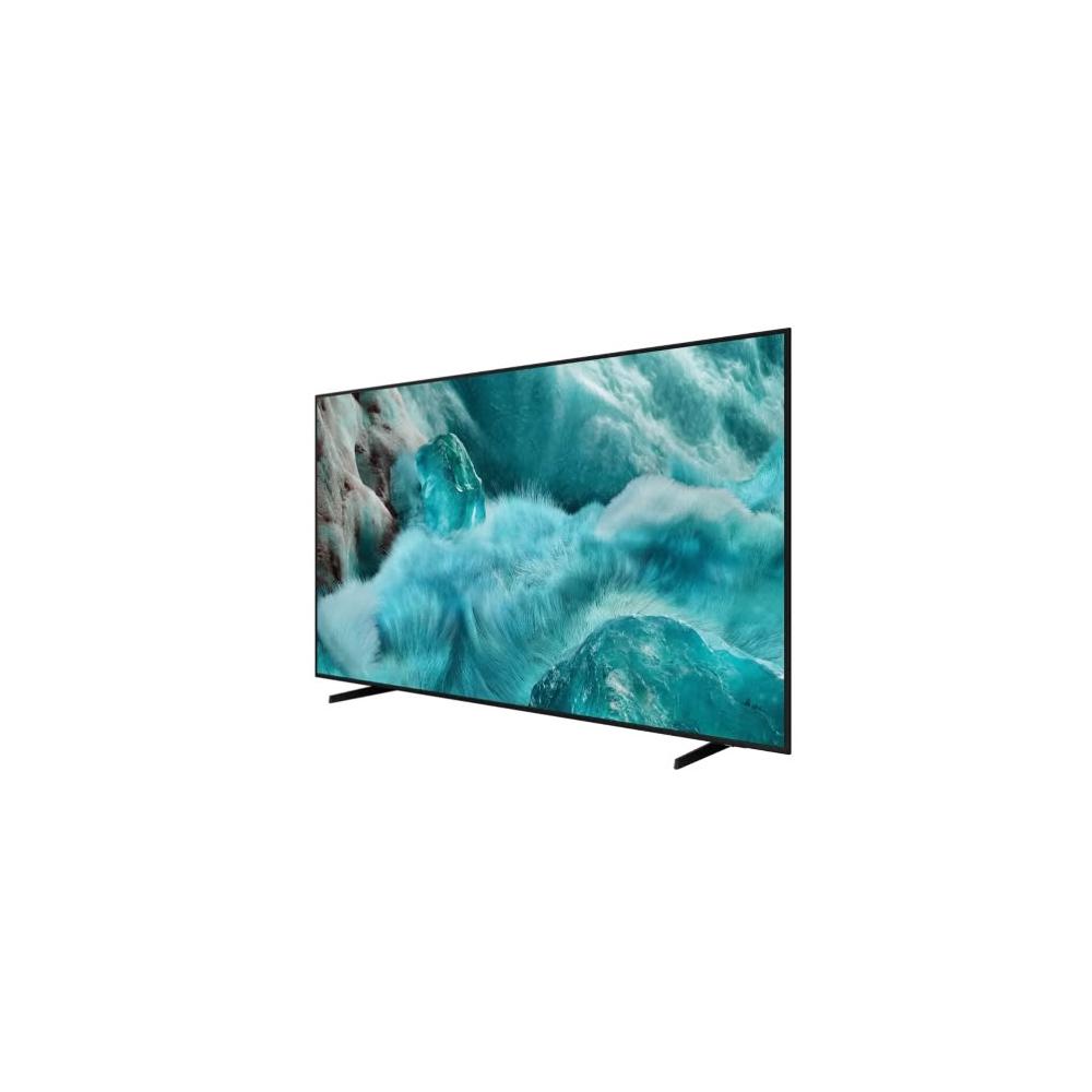 Samsung 三星 QA55Q7FAAXXZW 55吋 4K UHD 解析度（3840 x 2160）智慧電視，採用側光式 LED 背光系統，60Hz 倍頻，提供清晰細膩畫質。內建 20W 環繞音效喇叭，支援 HDMI 3組、USB 1組端子，功能選單含中文。尺寸 1369 x 819 x 127mm，重量 15.7kg，產地越南，2年保固，含桌上型基本安裝服務。適閤家庭娛樂，無視訊盒、無麥克風輸入，電源 110V。BSMI 許可 R33475。