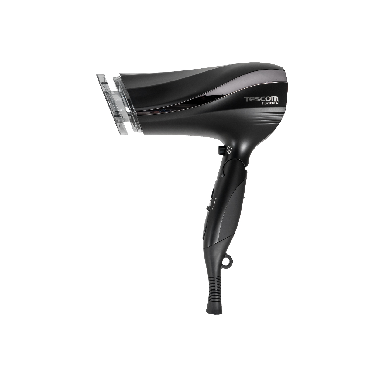 【TESCOM】TESCOM TID2200TW 黑色 防靜電大風量吹風機 抑制靜電 負離子 速乾 保濕 男女適用 2200 大風量