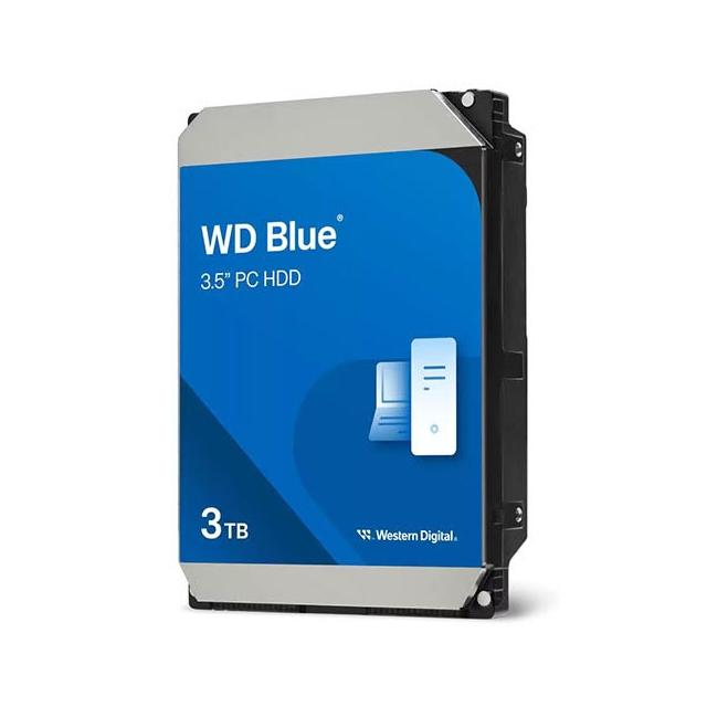 WD 3,５吋 3TB 使用僅か,累積32時間 正常 良品 Western Digital】WD 藍標3TB 3T 3.5吋桌上型硬碟(WD30EZZX)