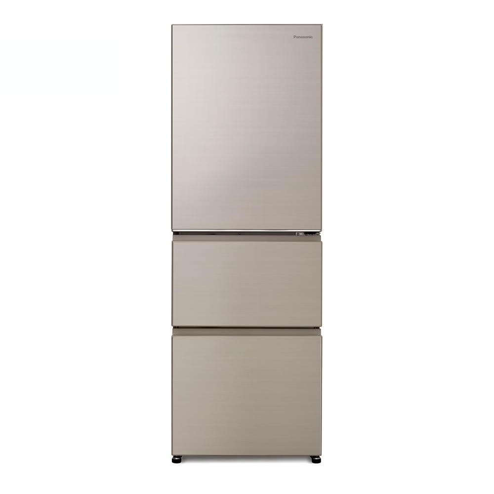 【Panasonic 國際牌】385公升 無邊框鋼板三門變頻冰箱 NR-C384HV-N1香檳金