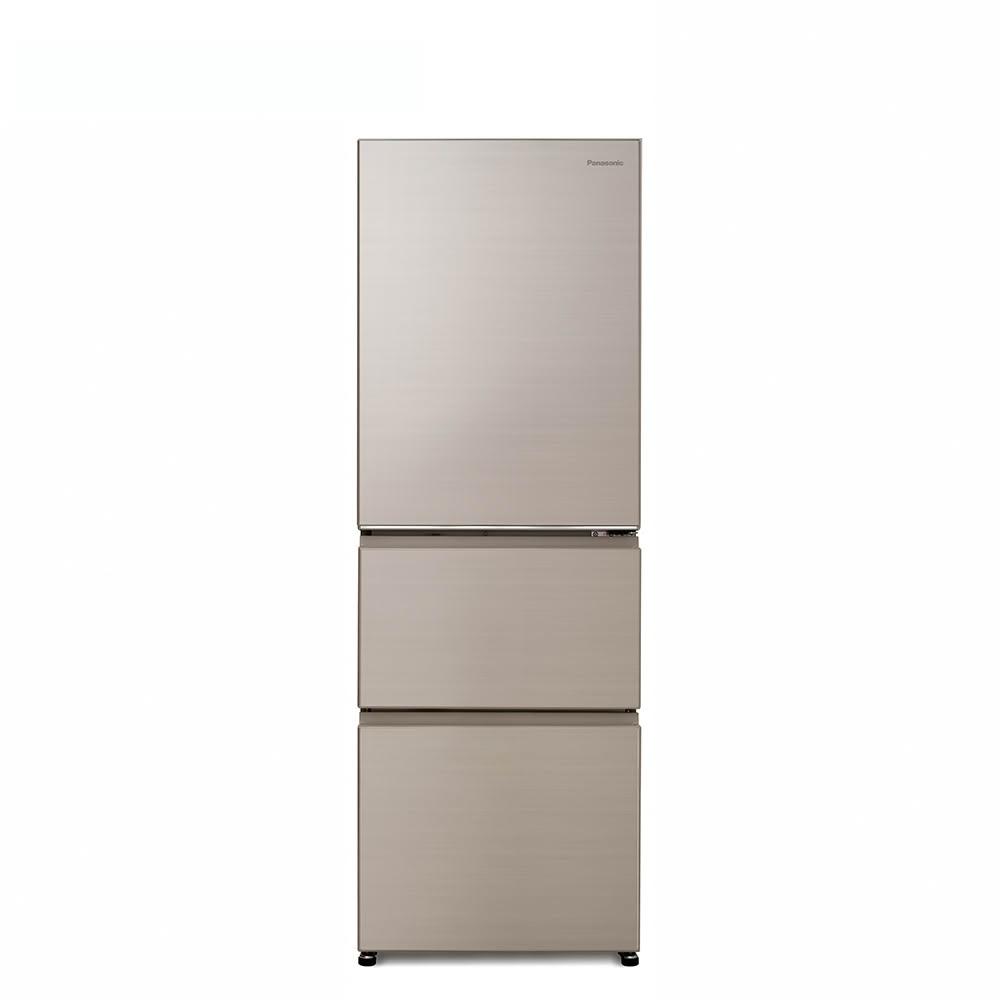 【Panasonic 國際牌】385公升 無邊框鋼板三門變頻冰箱 NR-C384HVL-N1香檳金