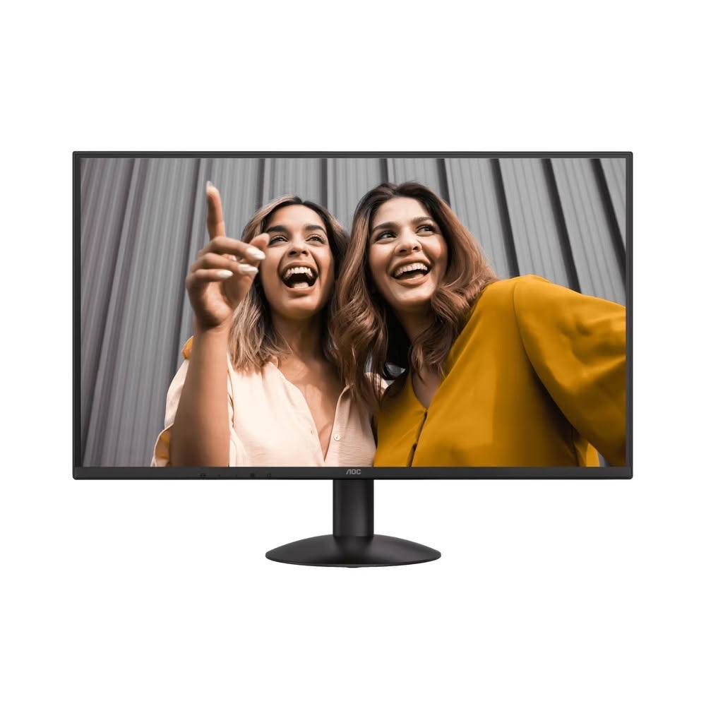 AOC Q27B30S3 AOC Q27B30S3 是一款27吋IPS面板電競螢幕,支援2560 × 1440解析度與120Hz更新頻率,反應時間僅1ms,提供流暢遊戲體驗。具備HDR、抗藍光、護眼、零閃屏等特殊功能,廣視角178°,色彩表現精準,支援16.7M色彩。無喇叭設計,適合搭配音響使用,並具備VESA壁掛孔與窄邊框設計,適合辦公與娛樂使用。提供三年保固,是看片追劇、學生入門及電競玩家的高CP值選擇。