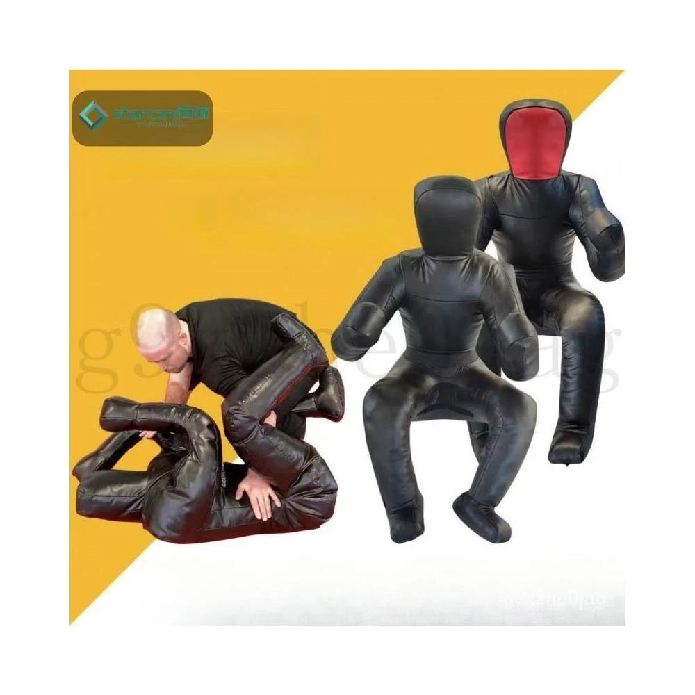 限時下殺 可開發票 巴西柔術柔道假人綜閤格鬥自由搏擊鎖技絞技訓練人偶摔跤人形沙袋 3QPL