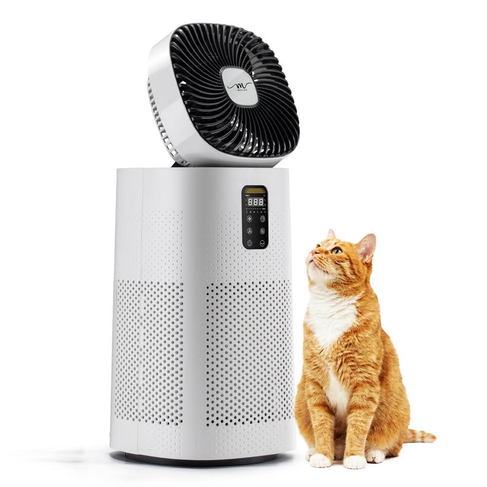 【MOLIJIA 魔力家】直營|M196 智動UV抑菌風扇循環空氣清淨機(BY010096)