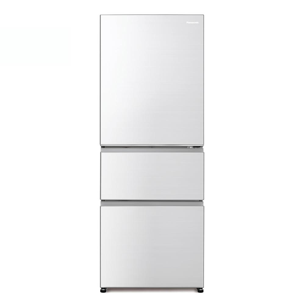 【Panasonic 國際牌】原廠控價~問問有優惠價NR-C454HV-W1 450公升 無邊框鋼板三門變頻冰箱(含基本安裝)