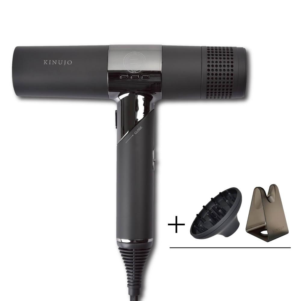【KINUJO】搭贈組｜超遠紅外線美髮吹風機 (三段風量 三種溫度 速乾頭髮 潤澤髮絲 保護頭皮_Kimi極美職人推薦)