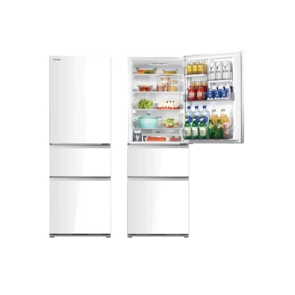 【TOSHIBA 東芝】GR-RB469WE-PGT(21)  366公升 變頻三門對開冰箱(含基本安裝)