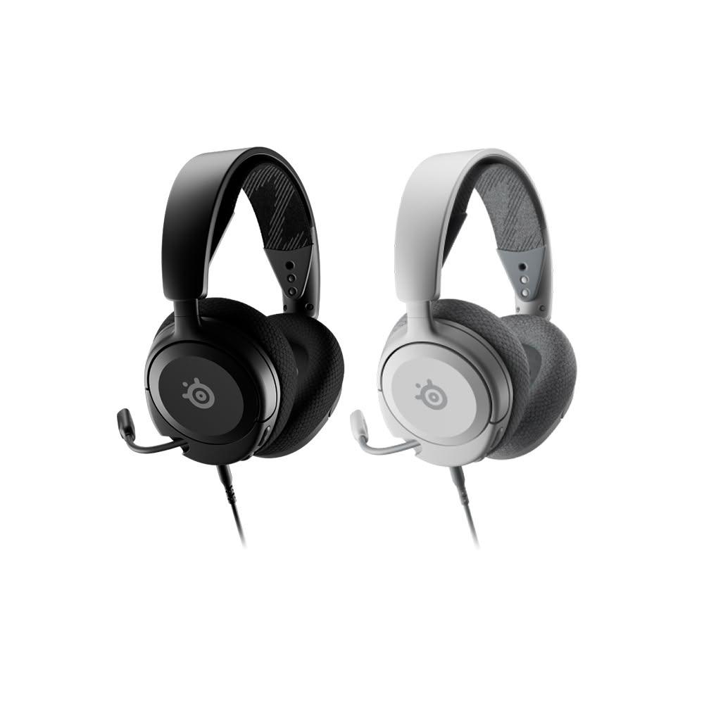【Steelseries 賽睿】Steelseries Arctis Nova 1 超輕量型耳機 輕量人體工學/3.5mm/2年保/降噪麥克風