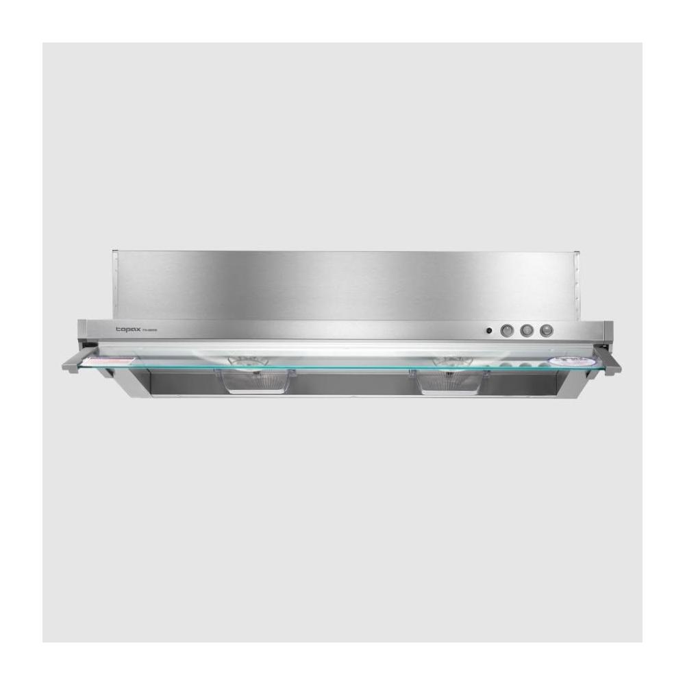 【莊頭北】TR-5693H(90cm)電熱除油隱藏式排油煙機 全機不鏽鋼 耐污好清理 矽膠耐熱電熱線 強化玻璃擋煙板