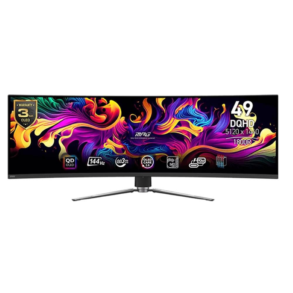 【MSI 微星】MPG 491CQP QD-OLED 曲面電競螢幕(49吋 144Hz QD-OLED DQHD 0.03ms HDR
