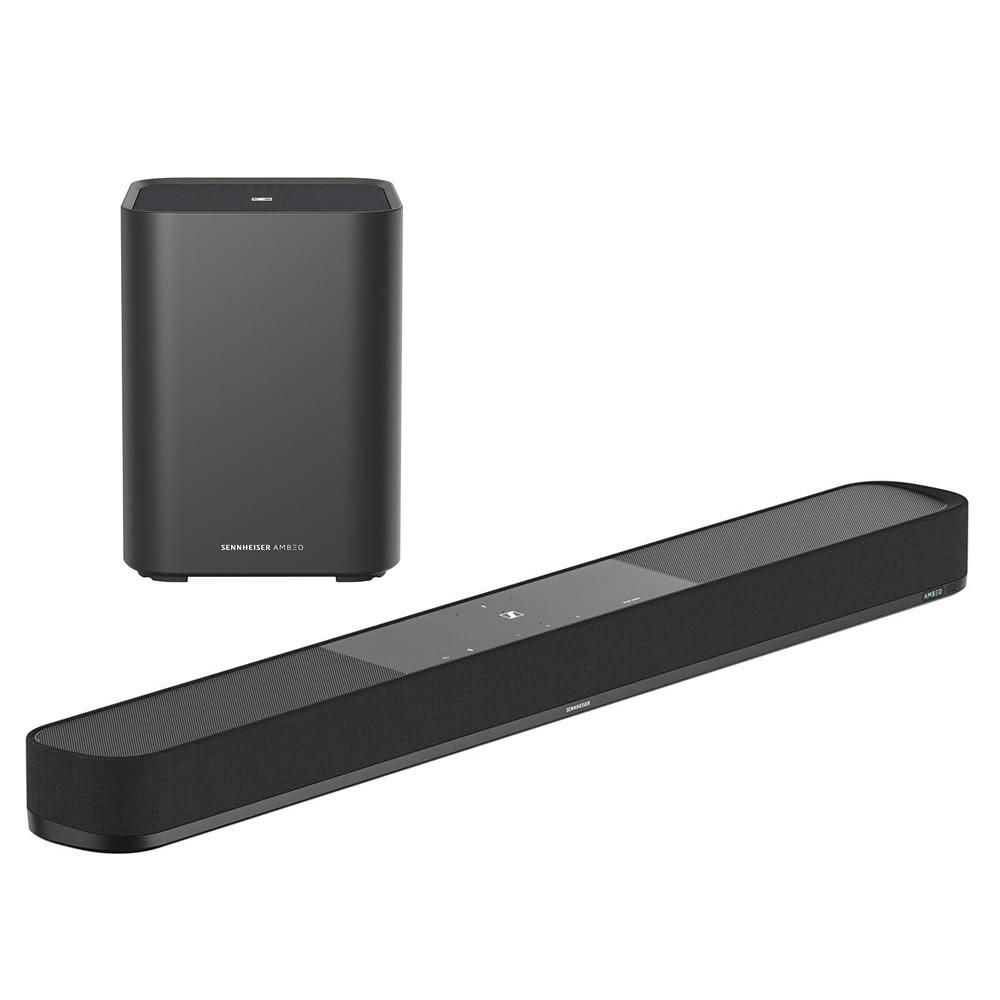 【SENNHEISER 森海塞爾】AMBEO Soundbar Plus 無線環繞家庭劇院組(含無線重低音)