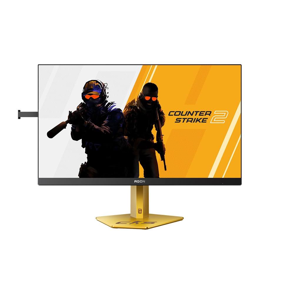 AOC CS24A/P 是一款24.1吋 TN 面板電競螢幕，擁有610Hz 高重新整理率、0.3ms 反應時間與零閃屏技術，支援HDR與Adaptive-Sync，提供廣視角與抗藍光功能，適合看片、追劇及辦公使用，具備高CP值與健康護眼設計。