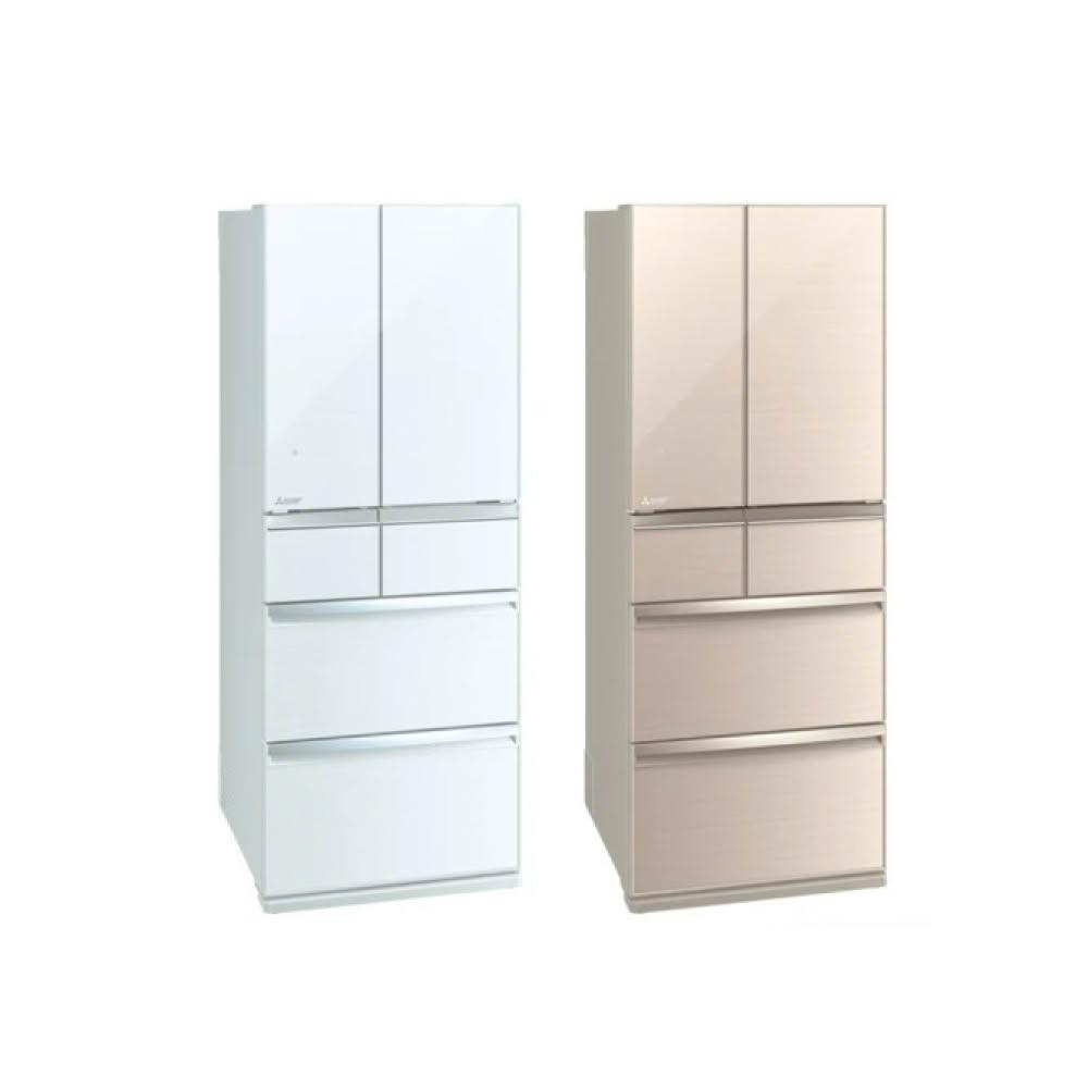 【MITSUBISHI 三菱電機】472(L) 1級變頻6門電冰箱 MR-WX47LF 水晶杏/水晶白 日本製/送基本安裝【贈2合1冷暖扇】