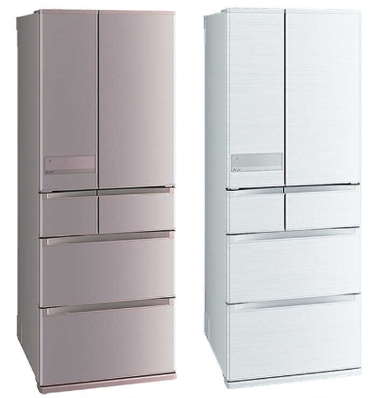 【MITSUBISHI 三菱電機】MR-JX61C-N-C/C1 605L 日製六門纖型寬幅變頻冰箱-玫瑰金 (含基本安裝)