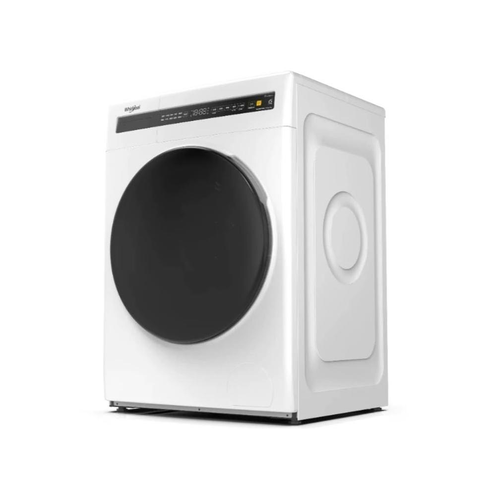 Whirlpool惠而浦 WWEB10701BW 烘衣洗衣機，10.5kg 洗衣容量、7kg 烘衣容量，採用變頻馬達與不銹鋼內槽，提供高效節能洗淨體驗。尺寸 600 x 850 x 635mm，重量 74kg，中國製造，適用 110V/60Hz 電壓。全機 1 年保固，馬達享 10 年保固，含基本安裝服務。BSMI 許可字號 R35769，適閤家庭使用的高 CP 值選擇。