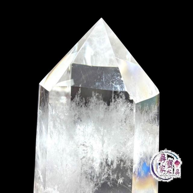 ⭐︎【極上品】白水晶 置物 590g 尋寶家水晶】【WHG-35】｜天然白水晶柱｜視覺純淨× 空間安定擺件