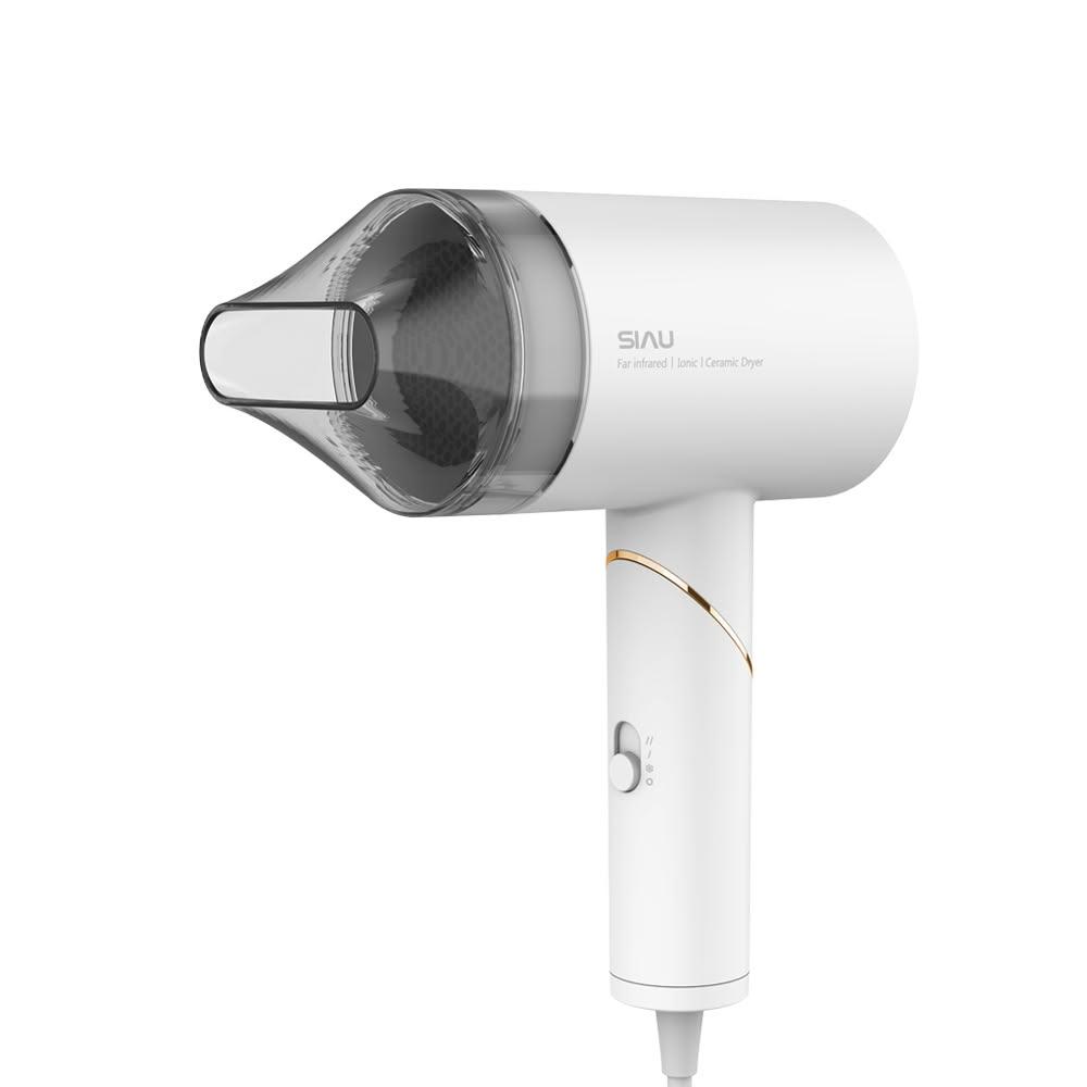 【SIAU 詩杭】智能恆溫低輻射負離子陶瓷吹風機 暖灰白 CL-501-WH震旦代理