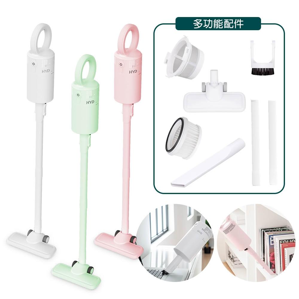 【HYD】輕量手持無線吸塵器/車用/多功能/美型/水洗/HEPA(D-82)