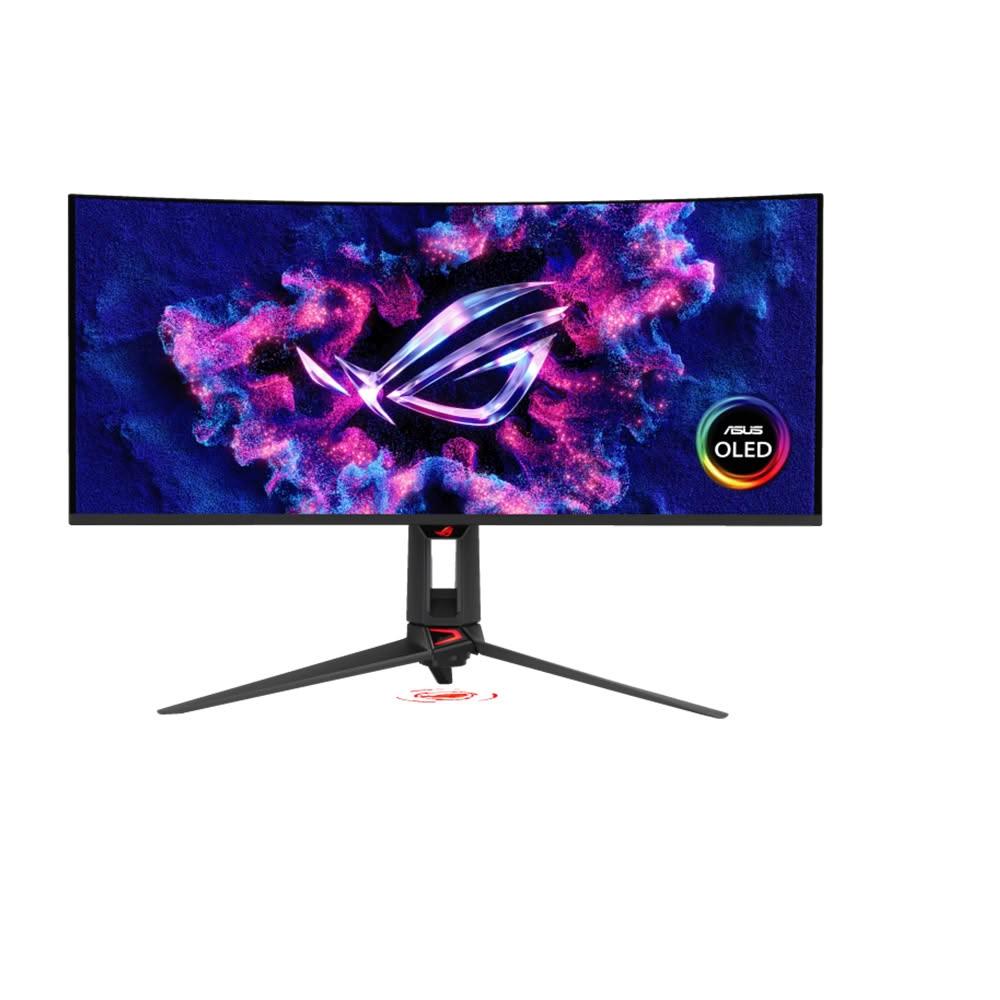 【ASUS 華碩】ROG Swift OLED PG34WCDN 曲面電競螢幕 34吋 360Hz 2K 0.03ms 電腦螢幕 曲面螢幕