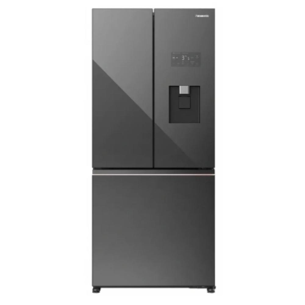 【Panasonic 國際牌】原廠控價~私訊有優惠價 NR-C501PG-H1 495公升三門霧面玻璃冰箱-灰 (含基本安裝)