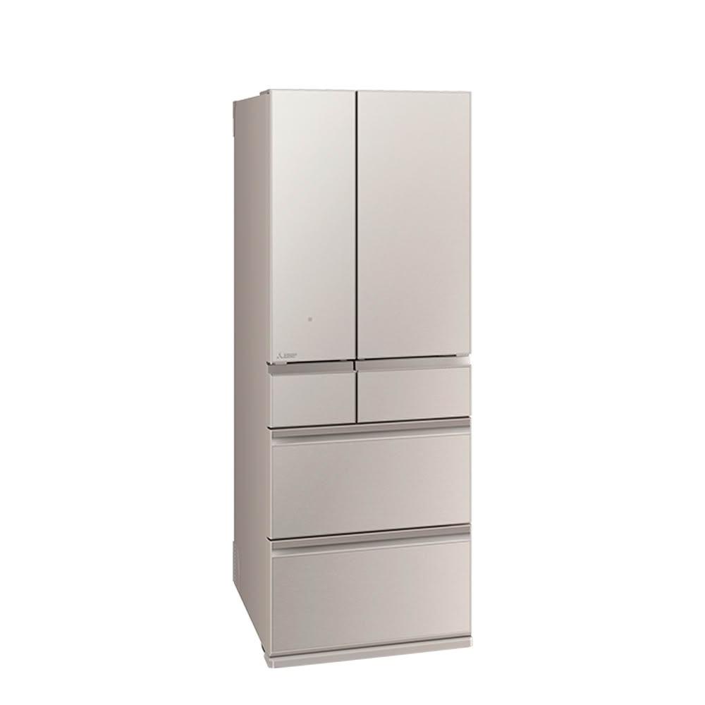 【MITSUBISHI 三菱電機】607公升日本原裝玻璃鏡面變頻六門電冰箱MR-WZ61K-C-C(星沙杏)