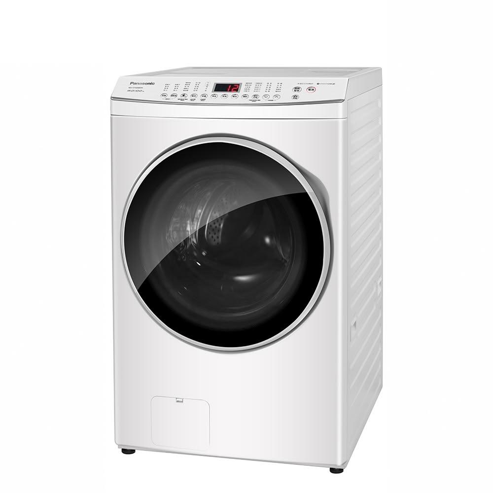 【Panasonic 國際牌】15公斤 變頻溫水洗脫烘滾筒洗衣機 晶鑽白 NA-V150MDH-W