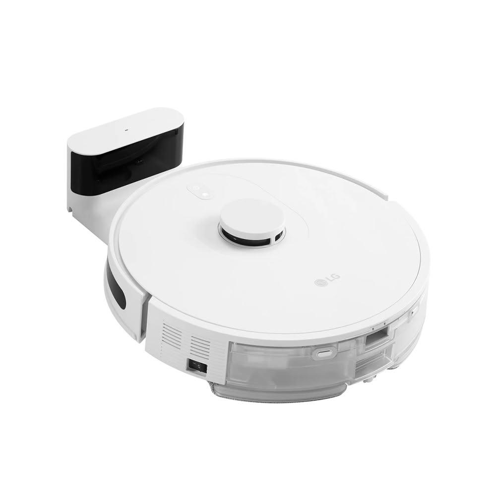  LG樂金 R5-PROPLUS 掃地機器人，搭載雷射掃描建立地圖技術，支援濕布清潔模式，完美適用10～20坪空間。電池續航達140分鐘，3～5小時快速充電，自動回充功能便利省時。尺寸34.2x34.2x94.5cm，重量僅3.1kg，中國製造，附原廠保證書及1年保固，BSMI許可字號R3A062。 
