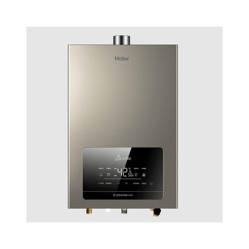 【Haier 海爾】13L強排恆溫熱水器DC6 天然氣專用 JSQ25-13DC6 五段火排 三年保固 二級能效