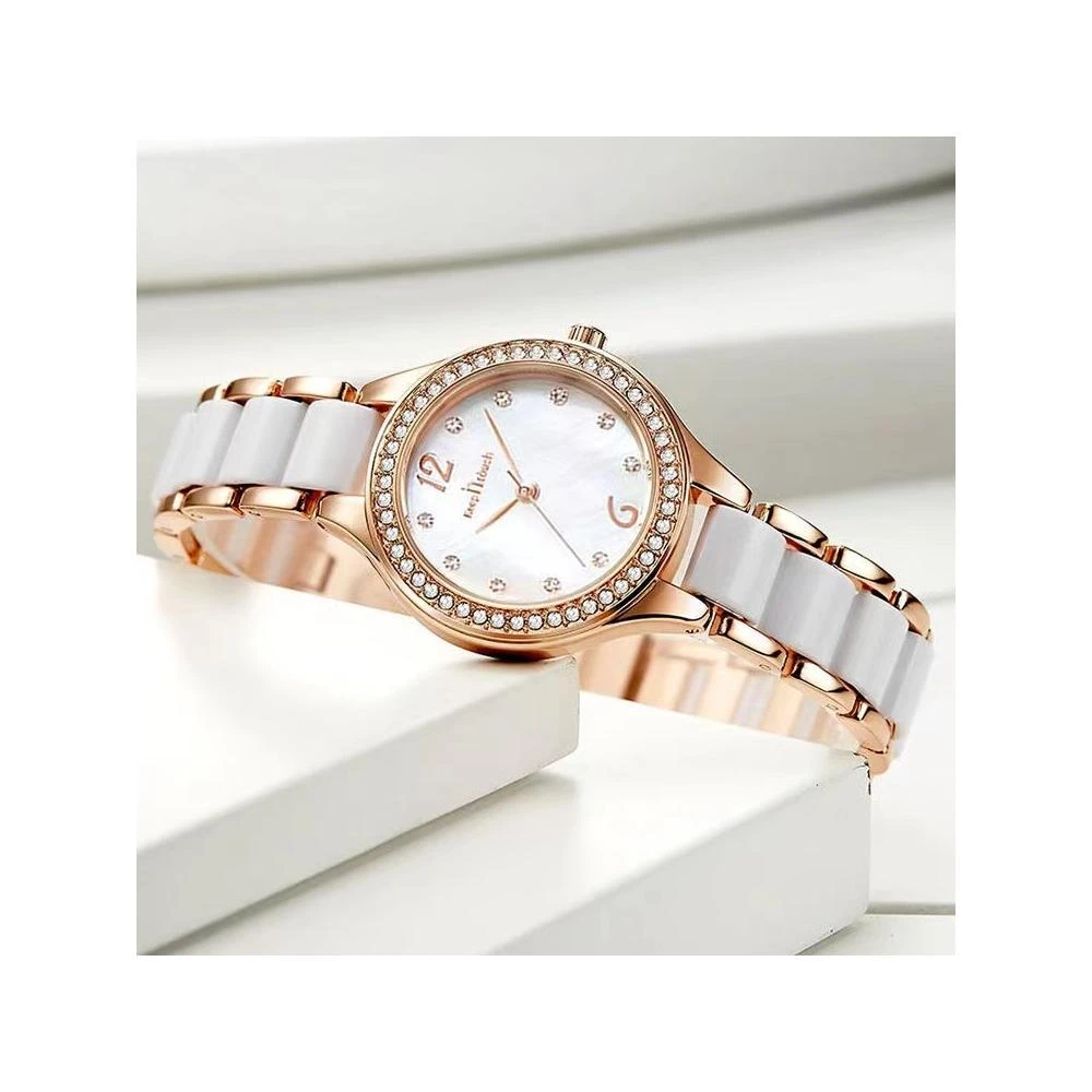 台灣現貨[江心獨具]高顏值精品手錶高檔女錶 時尚女手錶輕奢指針手錶 學生手錶陶瓷錶石英錶女用手錶石英手錶