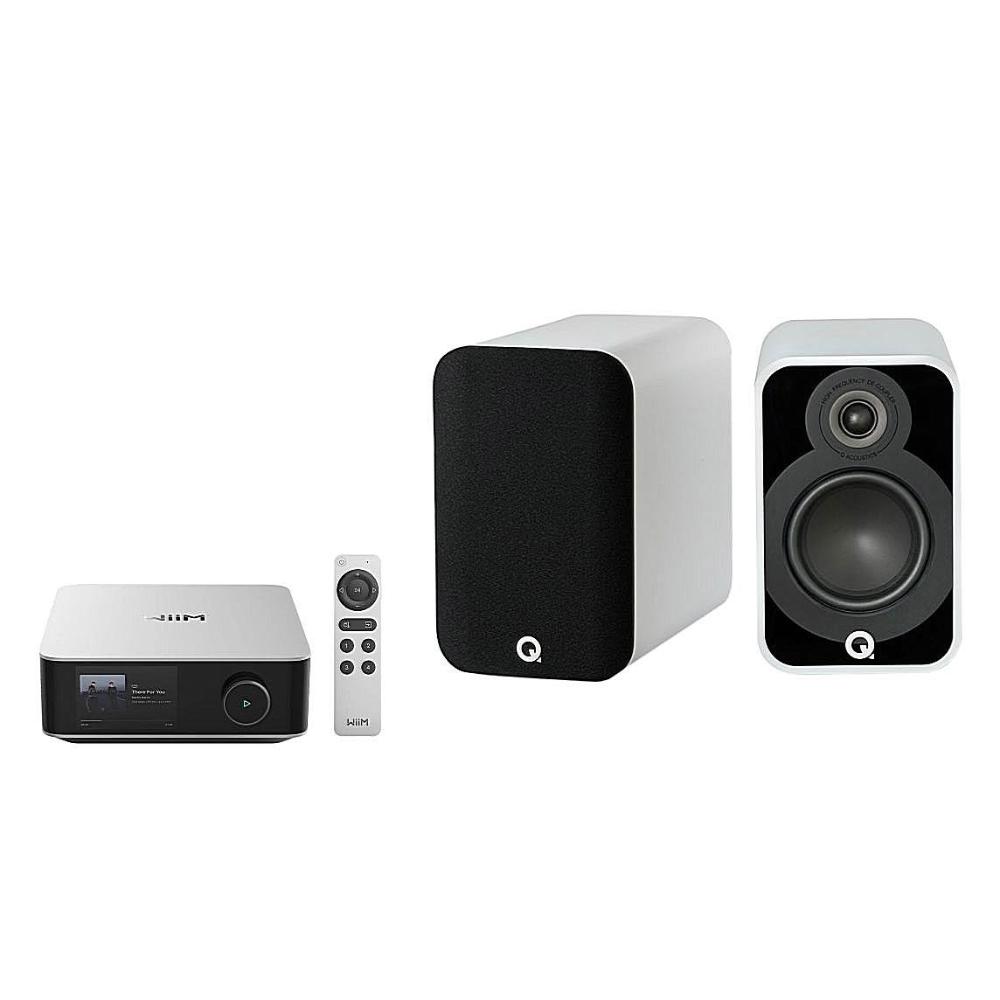 【WiiM】WiiM Amp Ultra 旗艦一體機 + Q Acoustics 5020 書架喇叭【地表最強小鋼砲組合】