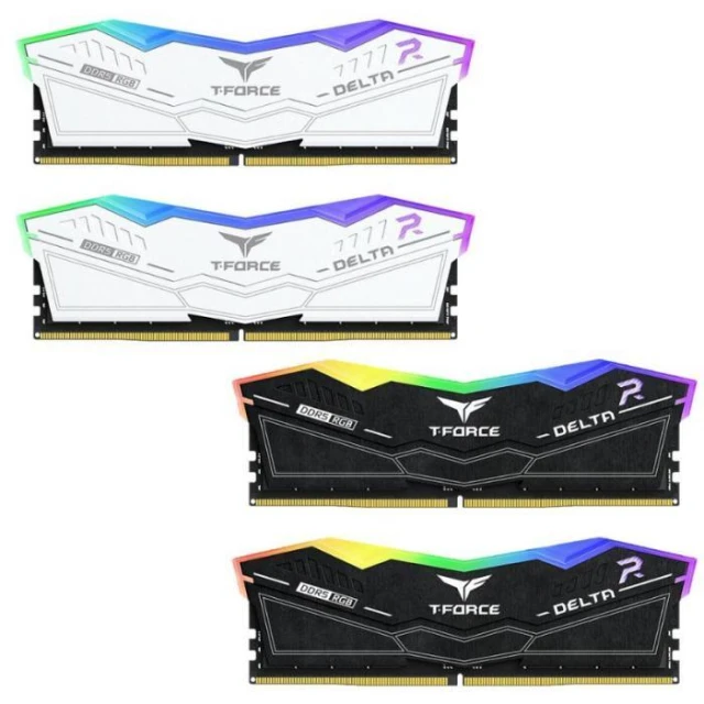 【Team 十銓】T-FORCE DELTA RGB DDR5-6000 32G (16G*2)-黑(CL30/支援XMP&EXPO)