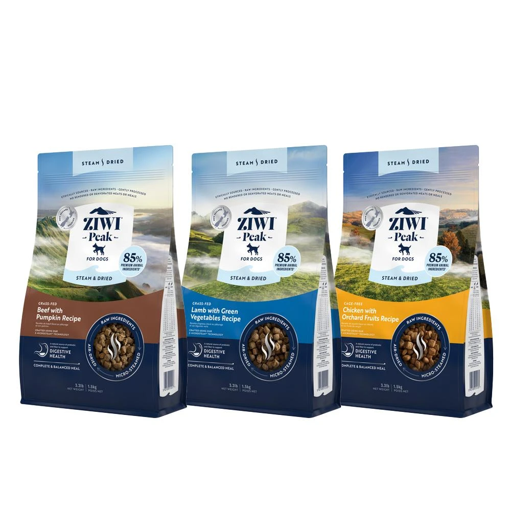 【ZIWI 巔峰】NiNiJA(犬)微蒸85%鮮肉狗糧1.5kg 滋益巔峰 牛雞羊 狗主食飼料乾糧 台南寵物店