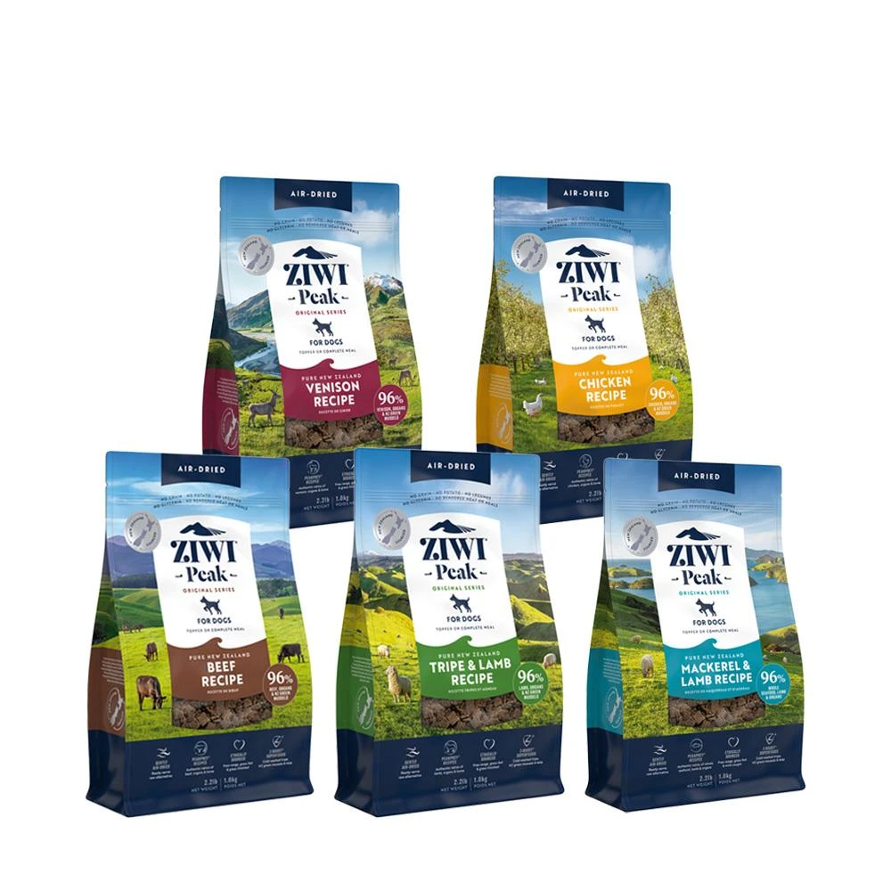 【ZIWI 巔峰】NiNiJA(犬)經典系列96%鮮肉狗糧1kg 滋益巔峰 牛雞羊鹿鯖魚羊肉 羊肚羊肉 狗主食飼料乾糧 台南寵物店