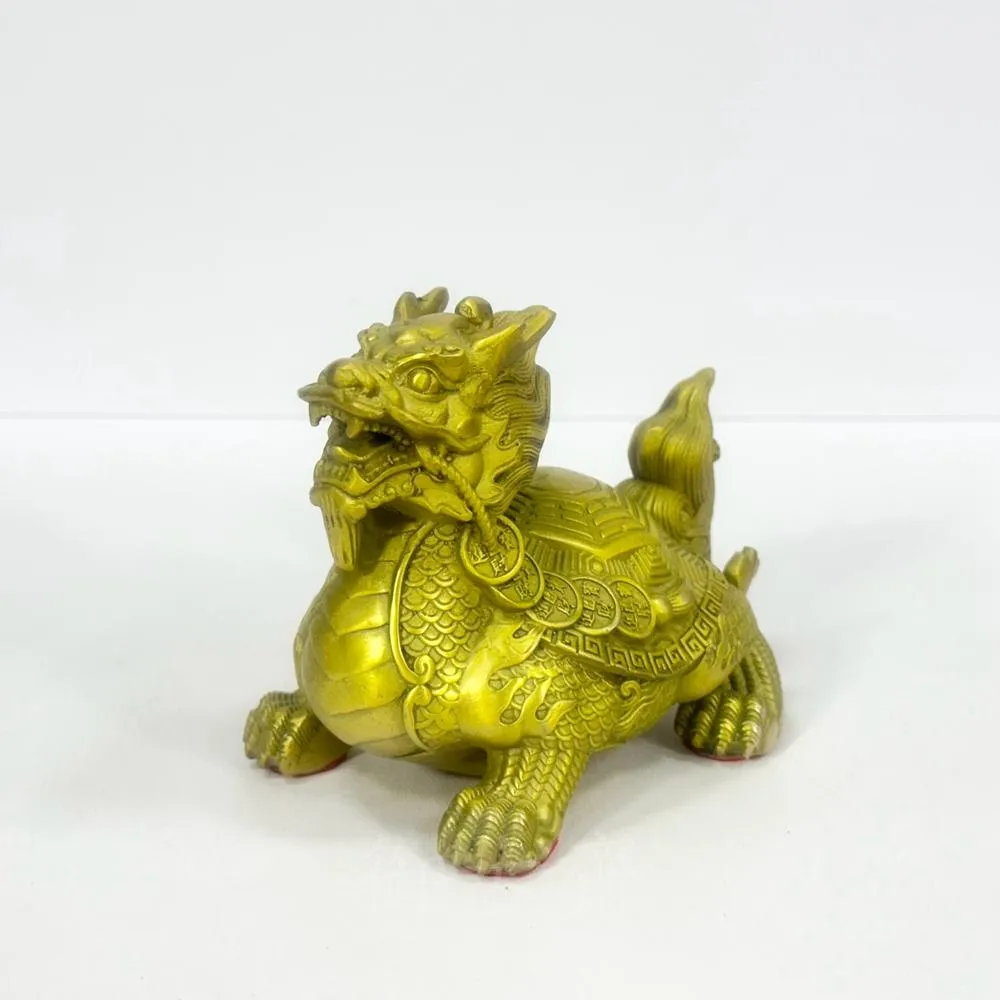御古齋】黃銅精雕工藝八卦金錢龍龜金錢歸來財源廣進繁榮昌盛鎮宅之寶