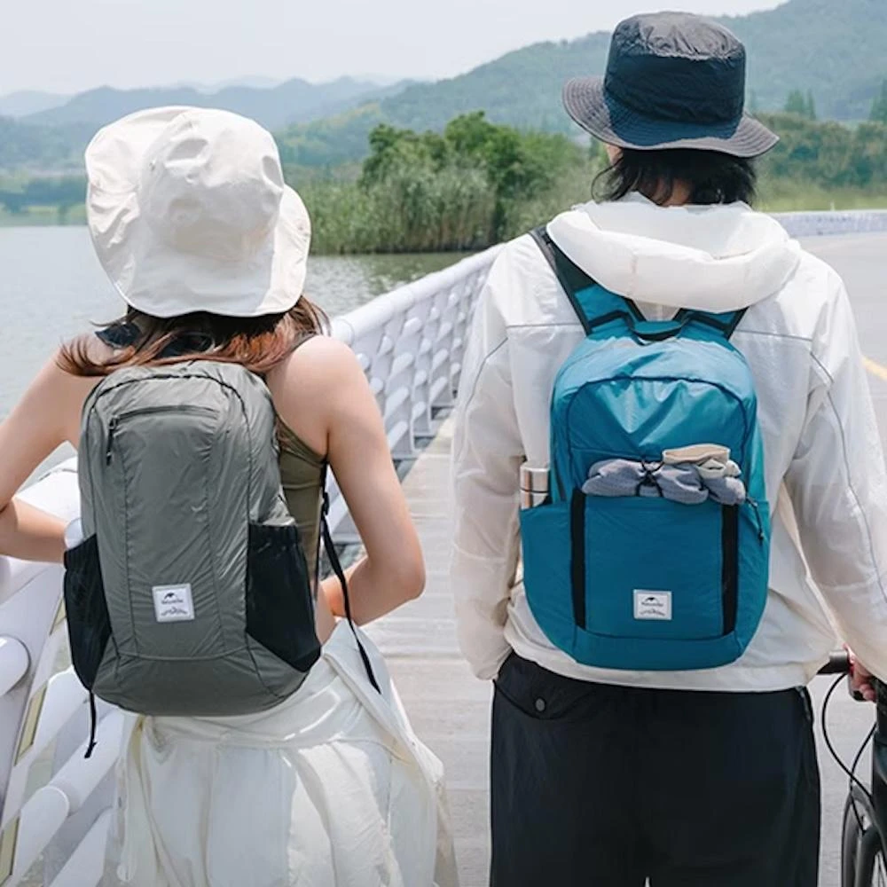 【Naturehike】22L云雁輕量防水摺疊後背包A017-B｜攻頂包｜175g輕量 登山包 折疊包 防水耐磨 登山包
