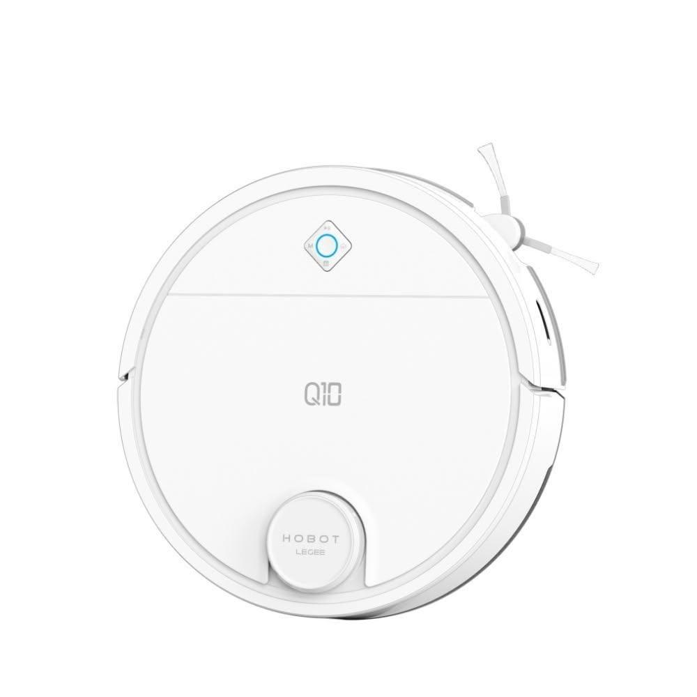 HOBOT玻妞 LEGEE-Q10 HOBOT玻妞 LEGEE-Q10 白色機器人吸塵拖地機,採用雷射掃描建立地圖與沿牆清潔模式,具防跌落感應、區域限制及自動返航回充功能。尺寸長35x寬35x高9.75cm,重3.33kg,適用20~30坪空間。配件包含集塵盒、HEPA濾網、充電站、注水瓶等,充電5小時以上,BSMI許可R45772,保固1年。中國製造,電壓110V,不適用雷姬LuLu淨布系統。