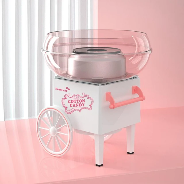 【EARISE 雅蘭仕】全自動家用小型棉花糖機 棉花糖絲製作機 3秒出糖絲 不挑糖源 優質低噪音 全機可拆洗易清潔 家用/派對/節慶活動