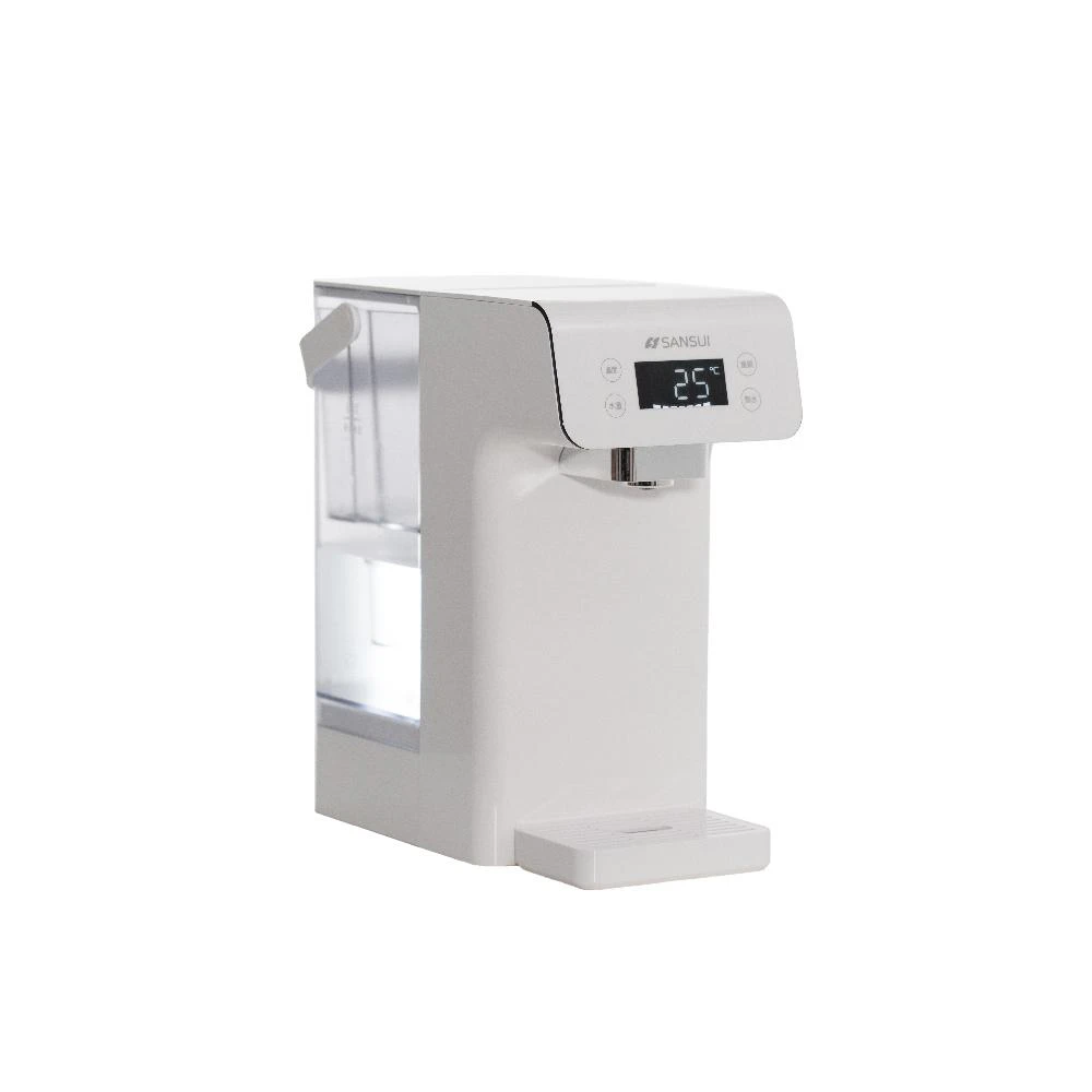 【SANSUI 山水】美型白小熱飲│3秒瞬熱智慧多功能飲水機 咖啡/茶/泡奶 無濾芯版(SWD-IU516)