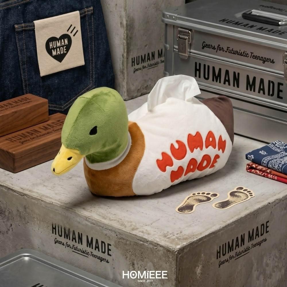Human Made】【Homieee】Human Made Duck Plush Doll Tissue Case