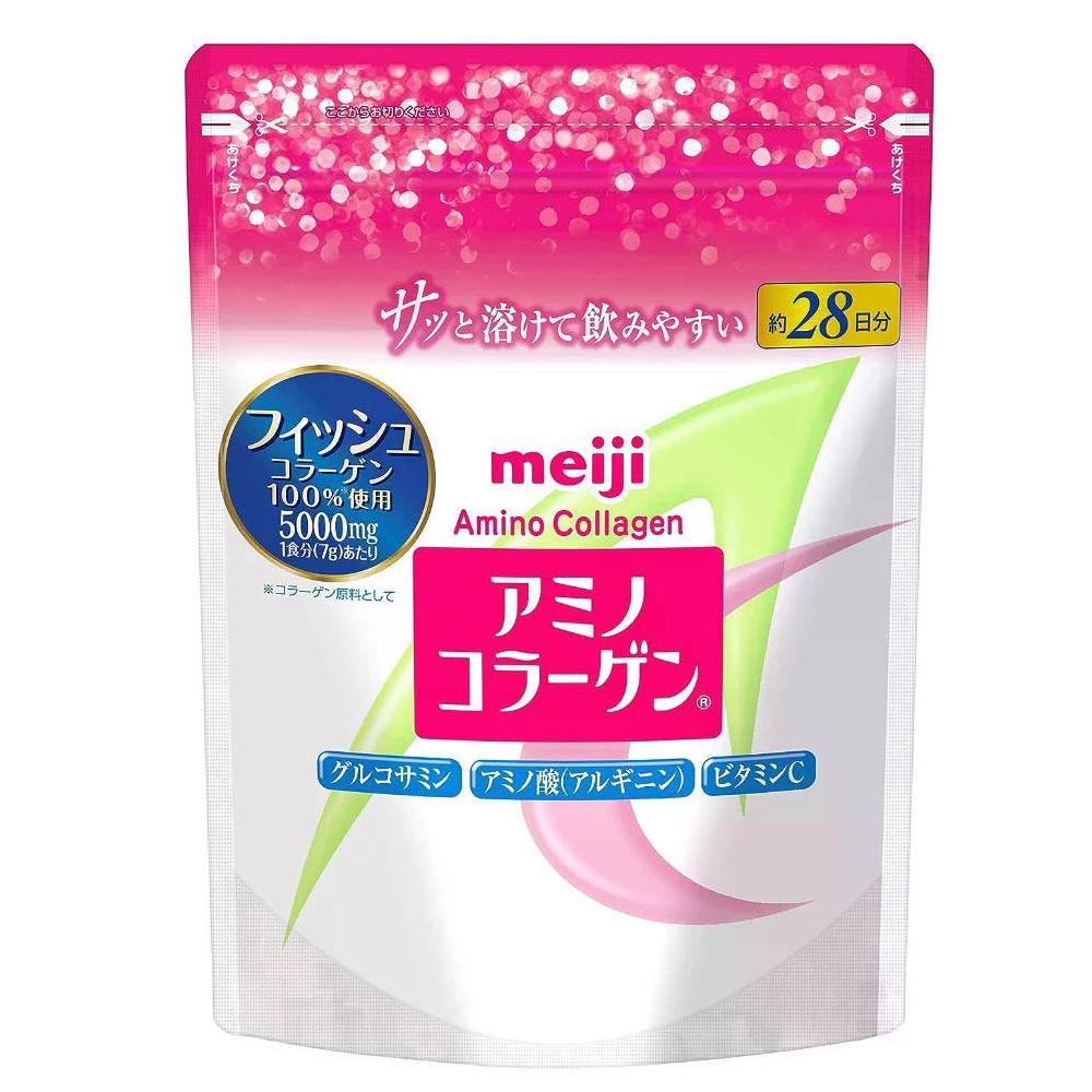【Meiji 明治】 氨基膠原蛋白粉 196g 28日/31日增量版