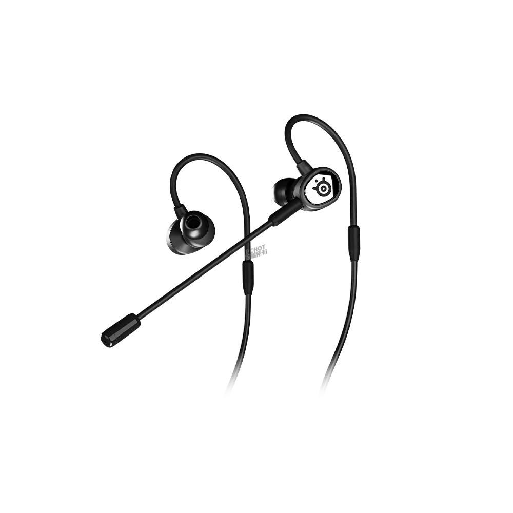 【Steelseries 賽睿】SteelSeries 賽睿 Tusq 入耳式耳機 耳機麥克風/輕量人體工學/3.5mm/2年保/人體工學/耳掛避震