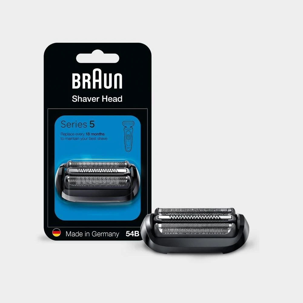 【BRAUN 百靈】BRAUN 百靈刀頭 54B 原廠替換刀頭 電動刮鬍刀 百靈Series 5 Pro系列刀頭刀網 副廠刀頭 53B升級版
