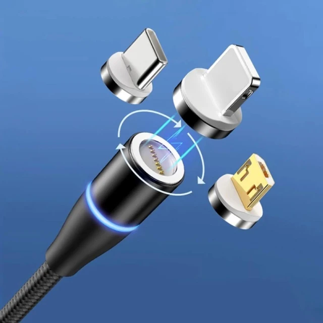 【同闆購物】八代磁吸線 3A 圓頭磁吸充電線  磁吸充電線 3A快充 快充線 彎頭線 磁吸線 安卓蘋果 傳輸線 充電線
