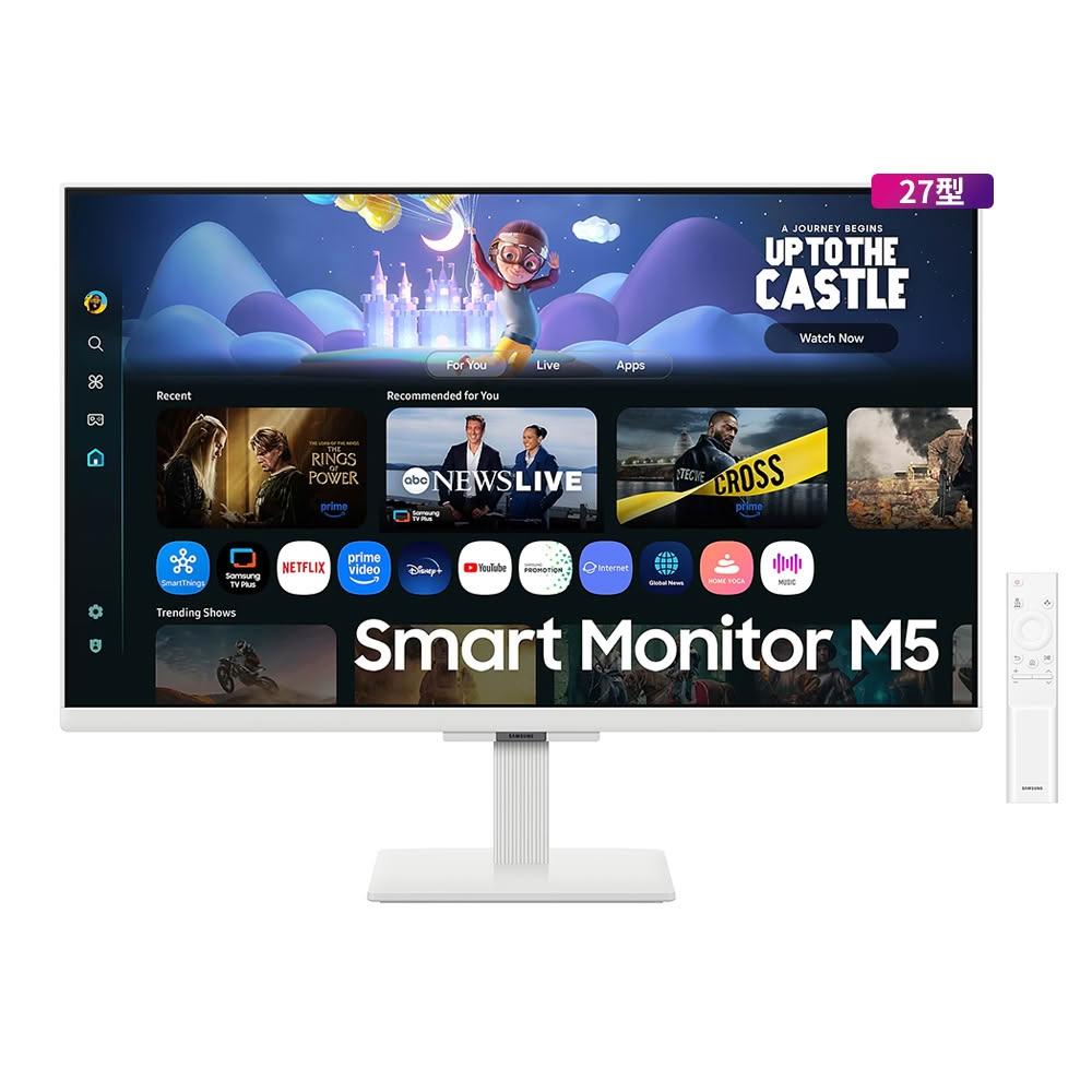 【Samsung 三星】㊣27型 FHD聯網液晶螢幕/白 S27FM501EC(LS27FM501ECXZW)