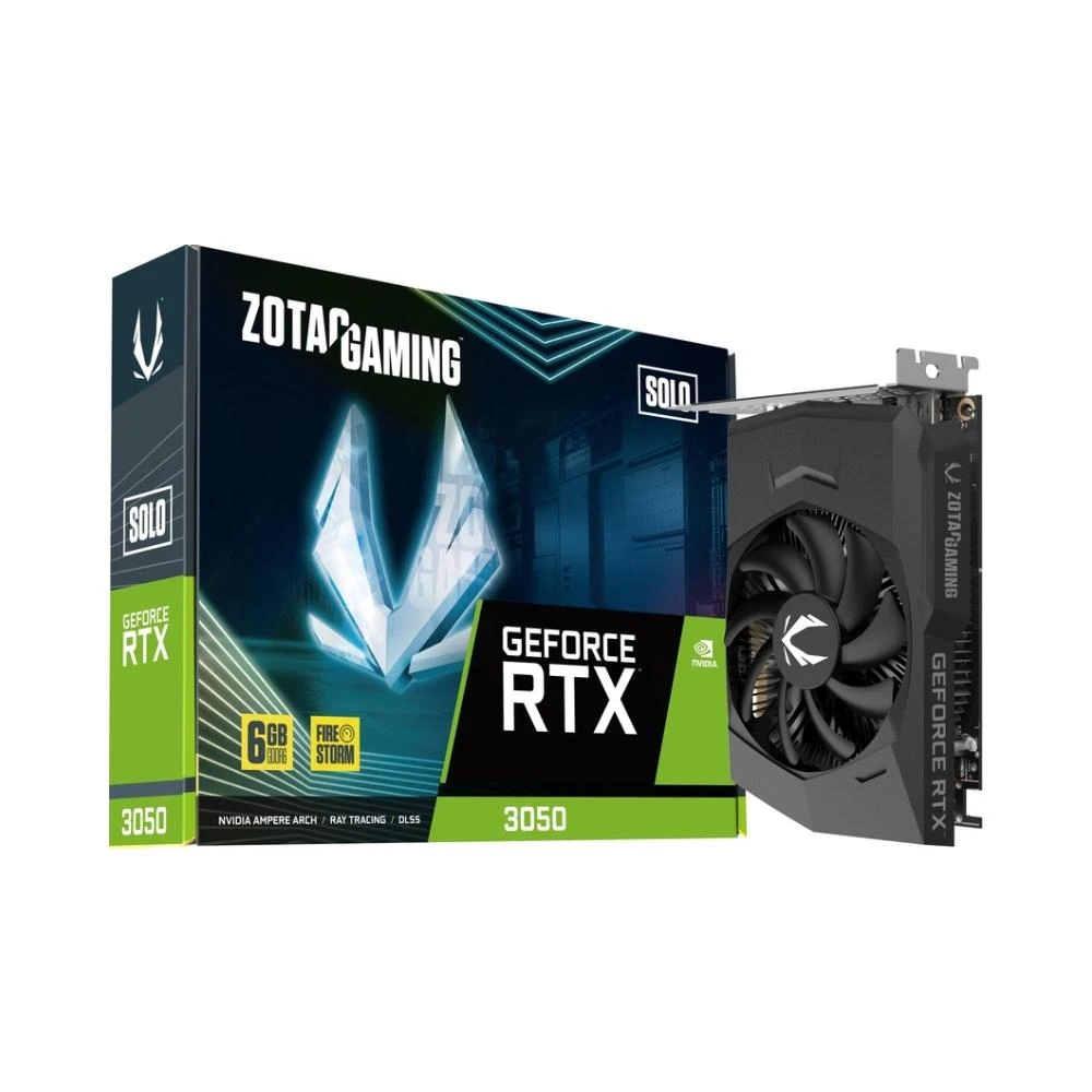 【ZOTAC 索泰】GAMING GeForce RTX 3050 6GB GDDR6 Solo 顯示卡
