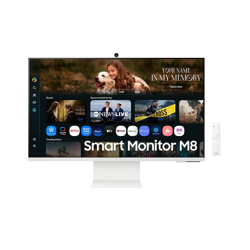 【Samsung 三星】SAMSUNG 三星 S32FM803UC 電腦螢幕 32吋 60Hz 4k 4ms 內建喇叭 可旋轉 白色螢幕