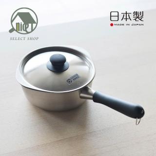 柳宗理】好歸覓選物所日本製18-8不鏽鋼三層鋼單柄鍋-18cm(平行輸入霧面