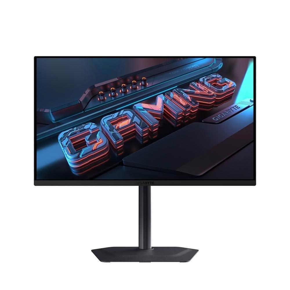  技嘉 GIGABYTE MO27U2 採用 OLED 面板，提供 27 型平面設計與 4K 3840x2160 高解析度影像，240Hz 更新率搭配 G-SYNC 技術，確保流暢遊戲體驗。支援 Type-C、DisplayPort 及 HDMI2.1 連線埠，無觸控功能，適合專業玩家與創作者，享 3 年保固保障。 
