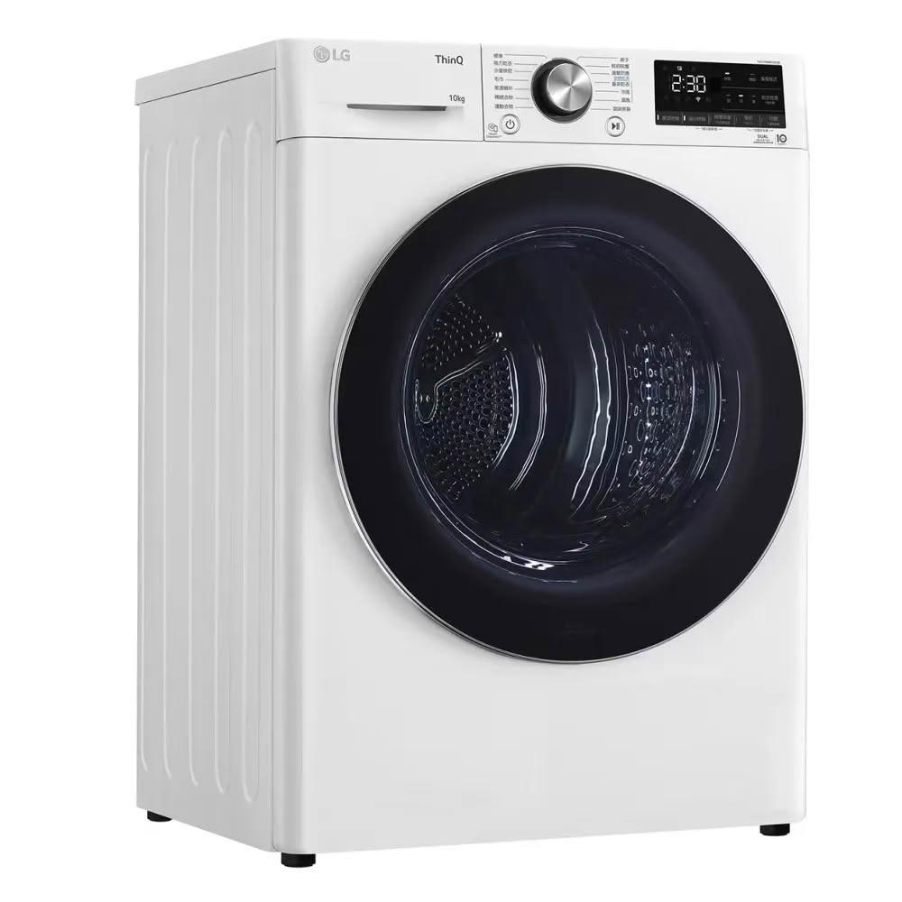 【LG 樂金】10公斤 免曬衣乾衣機(熱泵除濕式)WR-100VW